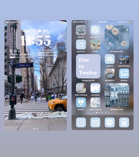 Wallpaper Pairs Ios 16, Ios 16 Home Screen Ideas Winter, Iphone Update 16, Iphone Update Wallpaper, Lock Screen And Wallpaper Pair, Home Screen Ios 16, New Iphone Update, New York City Winter, Lock Screen Home Screen