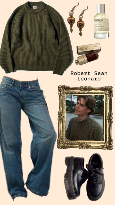 fashion 90s robert sean leonard based outfit for women Green Academia, December Outfits, Robert Sean Leonard, Sean Leonard, Simply Fashion, Downtown Outfits, Autumn Fits, Swaggy Outfits, Outfit Inspo Fall