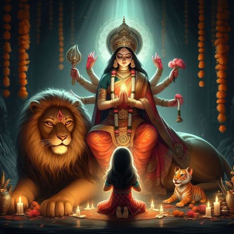 God Wallpaper Durga, Little Durga Maa, Maa Durga Images Beautiful, Shiv Durga, Kali Picture, Maa Kali Images, Maa Durga Photo, Durga Picture, Mother Kali