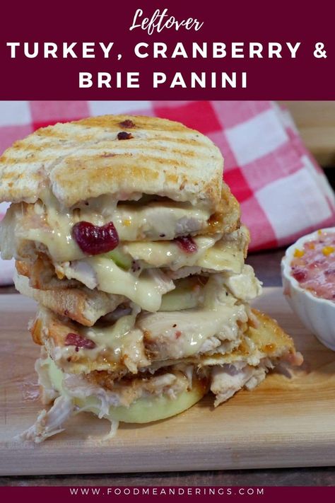 Turkey Panini Sandwiches, Cranberry Aioli, Special Sandwiches, Apple Sandwich Recipes, Turkey Panini Recipes, Brie Panini, Mayonnaise Turkey, Christmas Turkey Dinner, Cranberry And Brie