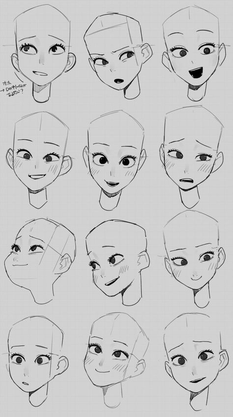 Drawing Face Expressions, Anak Haiwan, Výtvarné Reference, Art Tools Drawing, Have Inspiration, 인물 드로잉, 캐릭터 드로잉, Drawing Expressions, Concept Art Drawing