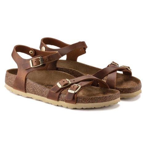 Birkenstock Kumba In Cognac. Never Worn, New With Box Birkenstock Kumba, Cognac Sandals, Birkenstock Styles, Summer Wardrobe Staples, European Shoes, Birkenstock Women, Nubuck Leather, Top Shoes, Natural Leather