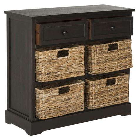 Wicker Basket Drawers, Amazon Home Finds, Basket Drawers, Drawer Table, Home Finds, End Tables With Storage, Rattan Basket, Amazon Home, Table Storage