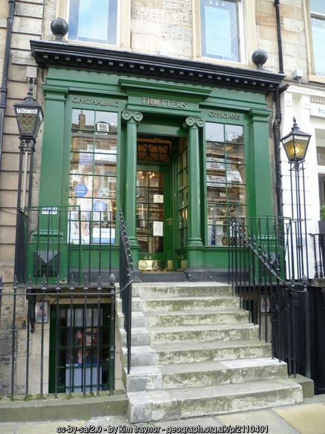 NT2574 :: Victorian shop front, George Street, near to Edinburgh, Great Britain by kim traynor Victorian Edinburgh, Shop Facade, Building Front, Shop Windows, Shop Fronts, Victorian Architecture, Shop Front Design, Shop Front, Travel Tourism