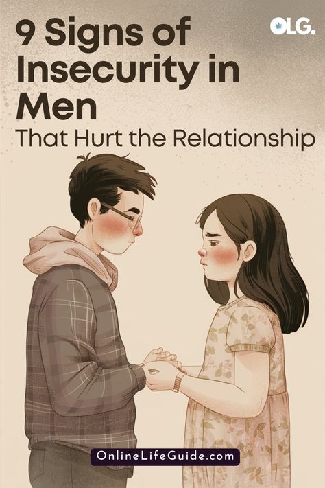 Insecurity can quietly damage even the strongest relationships. This guide covers 9 unattractive behaviors in men that can push partners away, from controlling tendencies to low self-esteem. Learn how to recognize and overcome these habits for a healthier marriage. Insecure Husband, Insecure Partner, Insecure Men, Signs Of Insecurity, Low Self Worth, Social Pressure, Meeting Someone New, Life Guide, Lack Of Confidence