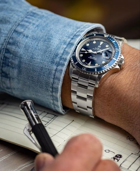 Tudor Submariner, Watch Photography, Tudor Watch, Tudor Watches, Nice Watches, Dress Watches, The Tudor, Vintage Rolex, Watches Unique