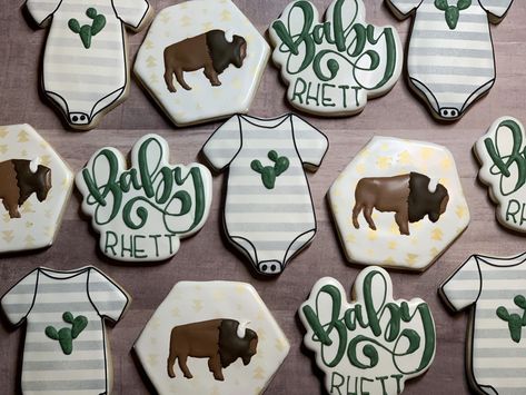 Southwestern Baby Shower, Cow Baby Shower Theme, Chanel Baby Shower, Taco Twosday, Kate Baby, Baby Buffalo, Baby Clothes Country, Cow Baby Showers, Shower Food