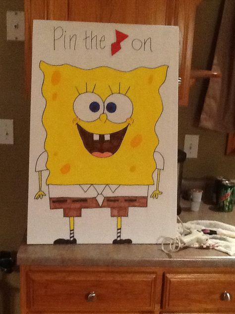 Spongebob Theme Games, Spongebob Themed Party Games, Spongebob Party Games For Kids, Spongebob Birthday Games, Spongebob Games Party Birthday, Spongebob Birthday Party Games, Diy Spongebob Decorations, Spongebob Party Games, Spongebob Squarepants Party