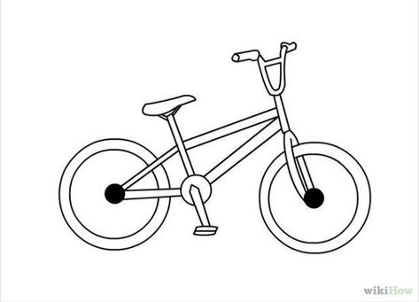 Bike Line Drawing, Mongoose Mountain Bike, Black Bmx, Mountain Bike Tattoo, Bicycle Drawing, Simple Bike, Bike Tattoos, Bike Drawing, Bike Sketch