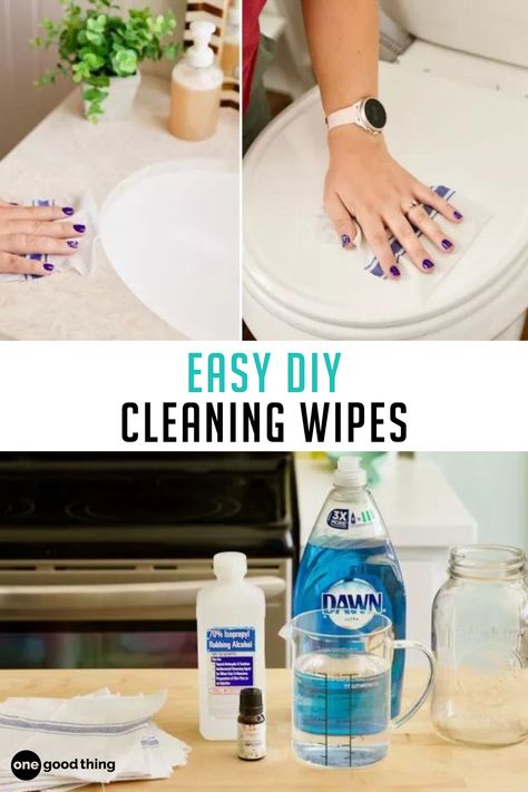 Learn how to make your own DIY cleaning wipes in minutes. Because they're reusable, they are better for both the environment and your wallet! Reusable Disinfecting Wipes, Diy Wipes, Diy Disinfectant, Homemade Wipes, Clinic Room, Diy Cleaning Wipes, Homemade Cleaner, Disinfectant Wipes, Pinterest Tutorials