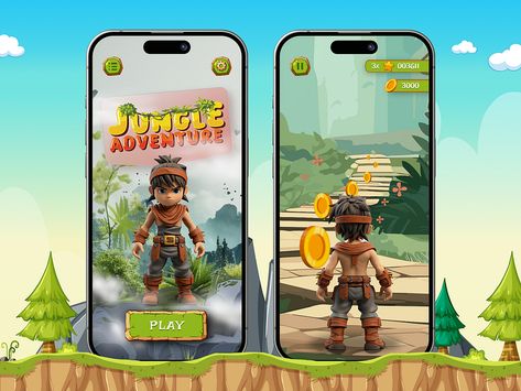 Take a Look at Our Jungle Adventure Runner Game App Design

With stunning graphics, engaging #gameplay, and exciting features, this app is designed for players of all ages. The idea is inspired by #SubwaySurfers and designed for ease of use, ensuring that players can quickly navigate through menus and access their favorite features.

#game #gaming #gameapp #subway #gamedesign #mobileapp #appdesign #mobilegame #gameappdesign #gameappui Game App Design, Runner Games, Jungle Adventure, Subway Surfers, Game Ui Design, Adventure Games, Game Ui, Game App, Mobile Game