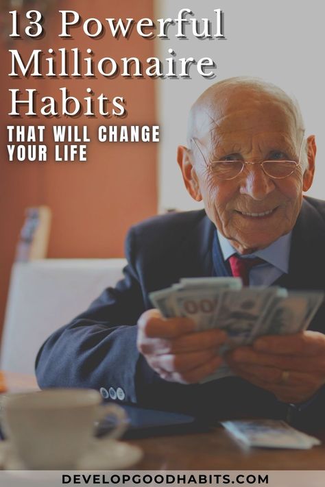 Millionaire Habits, Millionaire Success Habits, Business Books Worth Reading, Rich Mindset, Investment Strategies, Self Help Skills, Life Changing Habits, Self Made Millionaire, Dream Mansion