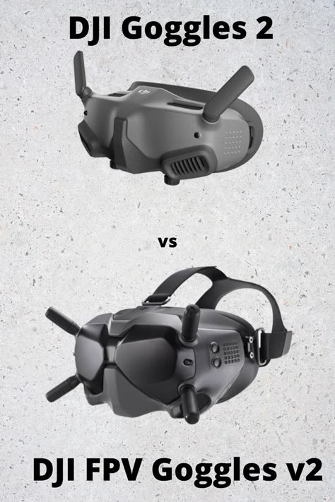 DJI Goggles 2 vs DJI FPV Goggles v2 Dji Fpv Goggles, Drone Goggles, Drone Videography, Vr Goggles, Product Render, Digital Electronics, Tech Projects, Military Soldier, Drones Concept