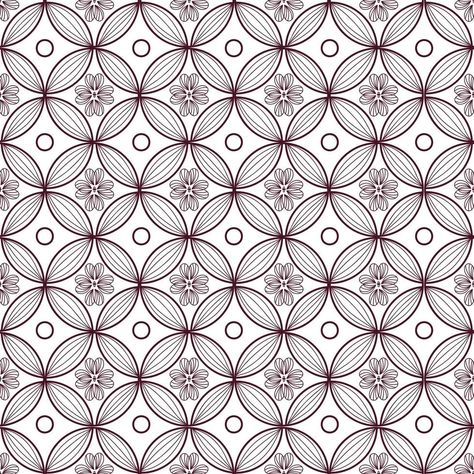 Modern Javanese Batik Kawung seamless pattern Batik Kawung, Javanese Batik, Motif Batik, Batik Pattern, Seamless Pattern, Seamless Patterns, Batik, Vector Art, The Modern