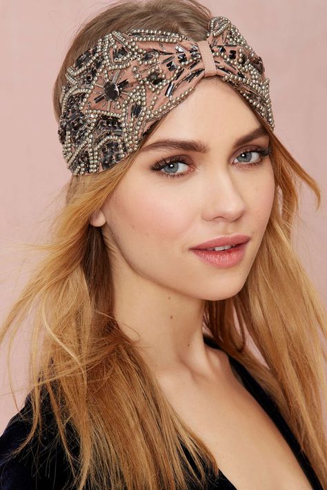 Beaded Headband Diy, Turban Headband Hairstyles, Mode Turban, Headband Jewelry, Turban Headband, Turban Style, Beaded Headband, Shop Accessories, Colored Wigs