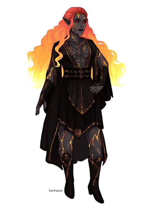 Genasi Rogue, Fire Genasi, Pathfinder Character, Dungeons And Dragons Characters, Dnd Art, Arte Fantasy, Fantasy Inspiration, Medieval Fantasy, Character Creation