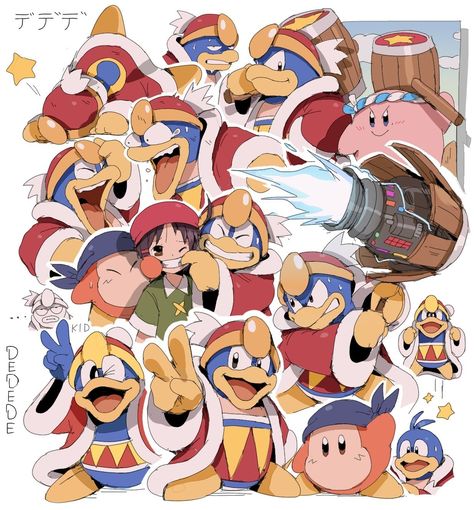 Chill Art, King Dedede, Kirby Memes, Kirby Stuff, Kirby Character, Meta Knight, Kirby Art, Sonic Art, Super Smash Bros