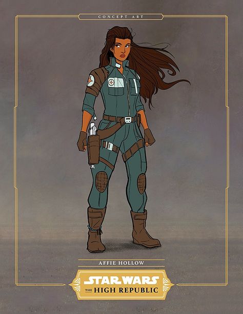 Affie operated for the Byne Guild as the co-pilot of Leox Gyasi aboard the starship Vessel Star Wars Pilot Oc, New Republic Star Wars, Star Wars High Republic, Modern Star Wars, Iain Mccaig, Star Wars The High Republic, The High Republic, High Republic, Phil Noto