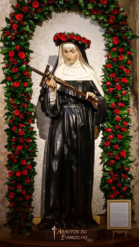 St Therese Prayer, St Rita Of Cascia, St. Rita, Church Aesthetic, Altar Decor, Lady Of Fatima, St Therese, Santa Rita, Holy Mary