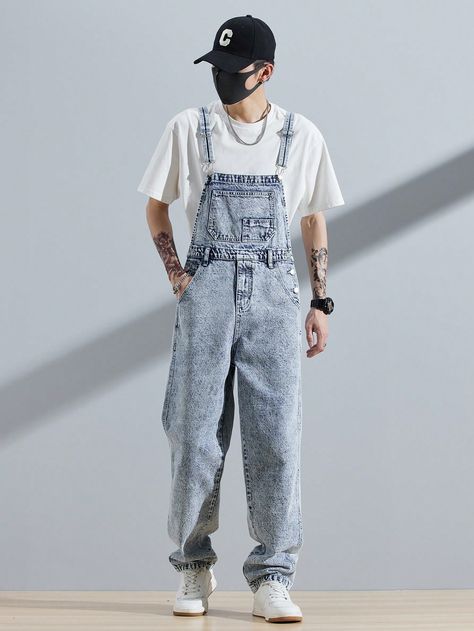 Grey Jumpsuit Outfit, Jumpsuit Outfit Men, Gray Jumpsuit Outfit, Denim Jumpsuit Overalls, Denim Jumpsuits, Grey Jumpsuit, Salopette Jeans, Denim Dungarees, Jumpsuit Outfit