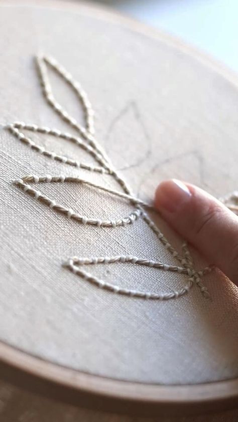 Couching stitch embroidery tutorial in 2022 | Embroidery and stitching, Sewing embroidery designs, Embroidery tutorials Couching Stitch Embroidery, Couching Stitch, Simpul Makrame, Projek Menjahit, Basic Hand Embroidery Stitches, Simple Hand Embroidery Patterns, Pola Bordir, Embroidery Lessons, Diy Embroidery Designs