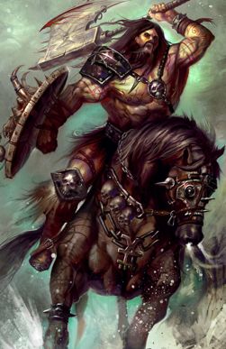 Marauder Horsemen Chaos Marauder, Chaos Daemons, Tyler James, City Dog, Warhammer Art, Concept Artist, Warhammer Fantasy, Fantasy Warrior, Animal Companions