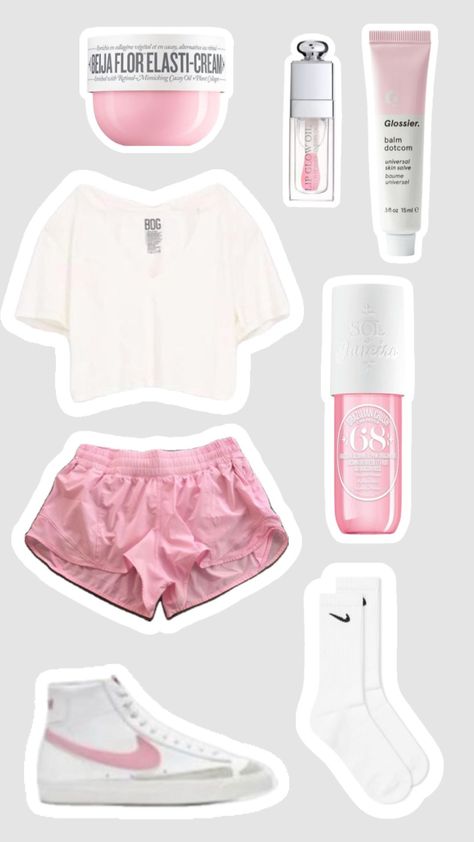 Cute Pink Aesthetic, Shuffles Preppy, Preppy Outfits For School, Preppy Inspiration, Preppy Summer Outfits, Fitness Wear Outfits, Summer Outfits For Teens, Casual Preppy Outfits, Preppy Style Summer