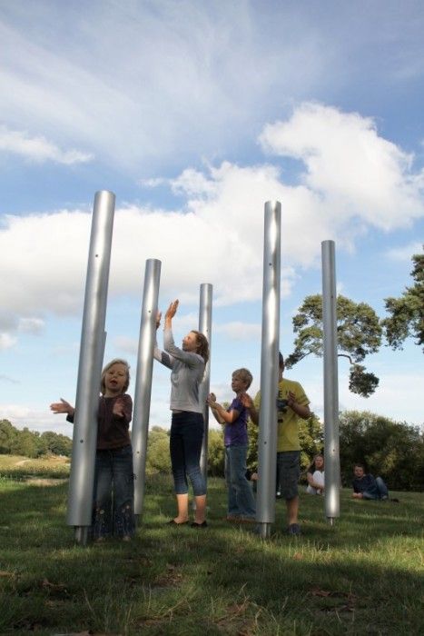 #PlaygroundCentre #PlaySpace #PlayGround #Fun #EmperorChimesMusicalInstrument Stem Playground, Outdoor Musical Instruments, Tubular Bells, School Playground Equipment, Music Garden, Sound Sculpture, Park Project, Outdoor Music, Sensory Garden