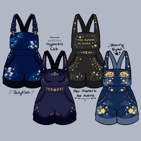 Lunarpunk Outfit, Celestial Outfits Drawing, Character Outfit Ideas Drawing, Tamaranian Oc, Space Clothes Drawing, Cute Outfit Ideas Drawing Male, Star Themed Outfits Drawing, Outfit Art Ideas, Lunarpunk Fashion