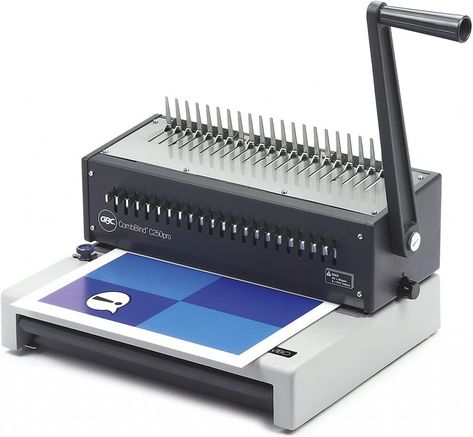 Comb Binding Machine in Coimbatore Comb Binding Machine in Coimbatore (sometimes referred to as one of many ways to bind pages together into a book. This method uses round plastic spines with 19 rings (for US Letter size) or 21 rings (for A4 size) and a hole puncher that makes rectangular holes. Comb binding involves securing multiple sheets of paper with a multi-ring plastic spine. #CombBindingMachineinCoimbatore Romantic Study, Promotional Items Marketing, Book Binding Machine, Diy Mug Designs, Binding Machines, Office Automation, Alphabet Worksheets Kindergarten, Book Handmade, Kids Loft