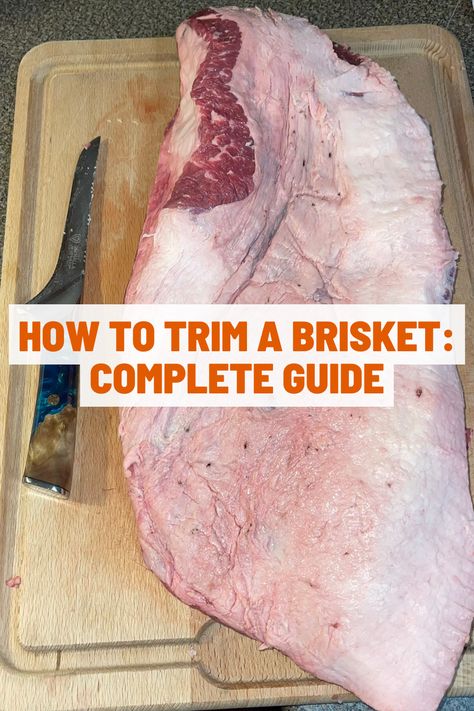 How Do You Cook Brisket, Trimming A Brisket, How To Trim A Whole Beef Brisket, How To Trim A Brisket, Brisket In Smoker, Smoked Brisket Pellet Smoker, Brisket Rubs, Smokehouse Recipes, Smoker Cooking Recipes