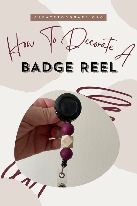 Decorating badge reels is an easy DIY silicone bead craft that also makes a great teacher appreciation gift. This video tutorial walks you through how to decorate a badge reel and will make you an expert in no time!  #siliconebeads #diycrafts #teacherappreciation Retractable Badge Holder Diy, Diy Beaded Badge Reel, How To Make A Badge Reel, How To Make Resin Badge Reels, Badge Reel Display Ideas, How To Make Badge Reels, Badge Reels Diy Ideas, Diy Badge Reel How To Make, Silicone Bead Crafts