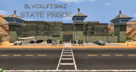 Sims 4 Prison, Sims 4 Male Clothes, Sims 4 Build, Sims Cc, Sims 4, Free Download, Thank You, House Styles, Building