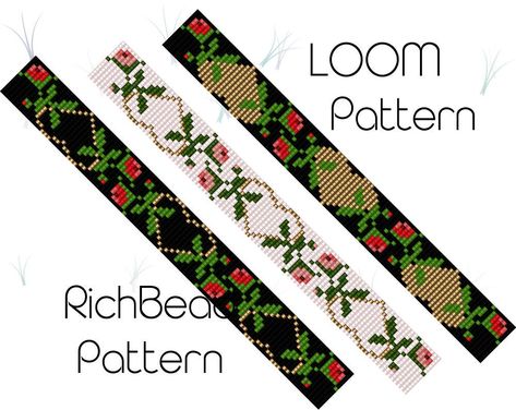 Beaded Belts Patterns, Loom Beading Patterns, Bead Loom Bracelet, Loom Designs, Seed Bead Bracelet Patterns, Miyuki Beads Pattern, Bead Loom Designs, Bead Loom Pattern, Loom Bracelet Patterns