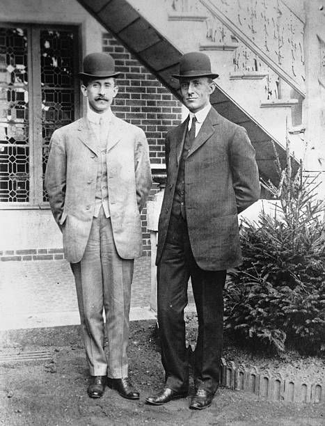 1,694 Wright Brothers Photos and Premium High Res Pictures - Getty Images Wax Museum Ideas, Historical Poster, Wilbur Wright, Wright Brothers, Wax Museum, Kitty Hawk, Inventors, Founding Fathers, Library Of Congress