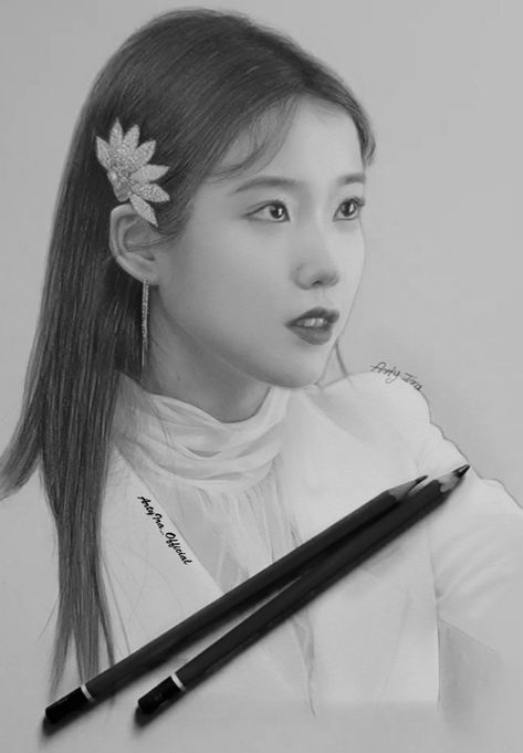 IU Drawing 
#iu #dlwlrma #leejieun #uaena #jieun #hoteldelluna #lovepoem #blueming #moonlovers #jangmanwol #bts #eight #bbibbi #jg #palette #moonloversscarletheartryeo #scarletheartryeo #haesoo #leejoongi #kdrama #mymister #leejigeum #jungkook #iukook #lilac Actress Drawing, Drawing Principles, Art Core, Scarlet Heart Ryeo, Lee Ji Eun, Light Portrait, Portrait Sketches, Portrait Ideas, Sketch Drawing