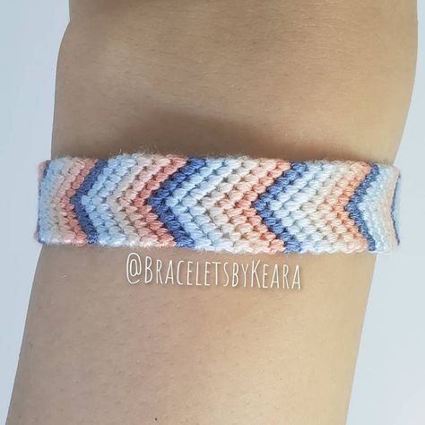 Keara on Instagram: “6 strand chevron friendship bracelets will be added to my shop soon ❤ . . . #bracelets #bracelet #jewelry #friendshipbracelet…” Chevron Bracelet Color Ideas, Chevron Friendship Bracelets, Bracelet Colors, String Bracelet Patterns, Diy Friendship Bracelets Tutorial, Jewelry Kit, Yarn Bracelets, Cute Friendship Bracelets, Bracelet Keychains