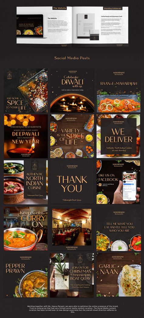 Restaurants Poster Design, Restaurant Poster Ideas, Indian Restaurant Social Media Post, Social Media Post Restaurant, Luxury Restaurant Social Media, Restaurant Ad Design, Food Banner Design Restaurant, Indian Restaurant Menu Design, Restaurant Post Ideas