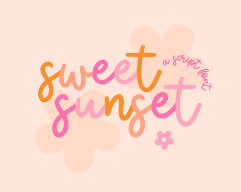 ✅  Click Link! ⬆️. Gorgeous Sweet Sunset Font for your next design! #handwritingfonts . #Bubbly_Typography #Kawaii_Font #Artsy_Logo #Amp_Aesthetic Summer Fonts, Handlettering Fonts, Cute Logos, Blog Font, Font Guide, Business Fonts, Email Signature Templates, Font Digital, Aesthetic Fonts