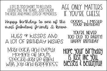 Amazon.com: Stamps for Card-Making and Scrapbooking Supplies by The Stamps of Life - Happy Birthday Sentiment BirthdayGreetings2Send : Arts, Crafts & Sewing Birthday Verses For Cards, The Stamps Of Life, Stamps Of Life, Scrapbook Quotes, Technique Tuesday, Birthday Sentiments, Holiday Stamping, Card Sentiments, Clever Quotes