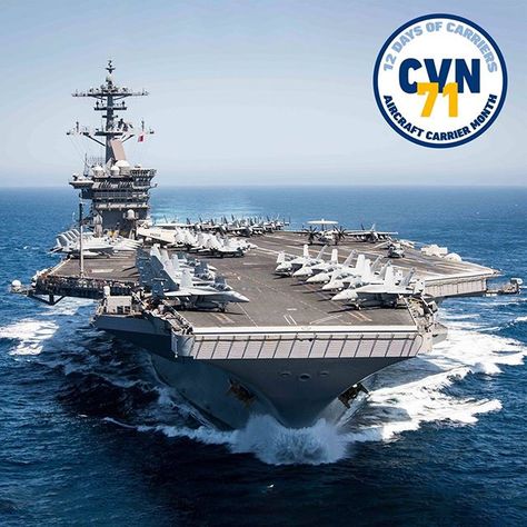 U.S. Navy Aircraft Carriers on Instagram: “USS Theodore Roosevelt (CVN 71), nicknamed ‘Big Stick,’ began her maiden deployment on December 30, 1988. She’s faithfully served the Navy…” Uss Ronald Reagan, Uss Theodore Roosevelt, Navy Carriers, Us Navy Aircraft, Navy Aircraft Carrier, Us Navy Ships, New Aircraft, Navy Sailor, Navy Aircraft