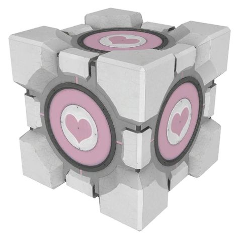 Aperture Science Weighted Storage Cube | Half-Life Wiki | Fandom Portal Companion Cube, Companion Cube, Portal Art, Aperture Science, Portal Design, Portal Game, Portal 2, Storage Cube, Half Life