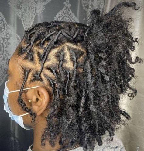 Pin by ren lewis on L O C S in 2022 | Short locs hairstyles, Locs hairstyles, Aesthetic hair Starter Loc Short Styles, Loc Styles After Retwist, Loc Retwist Styles For Women Half Up Half Down, Short Locs Hairstyles Half Up Half Down, Half Up Half Down Loc Hairstyles, Short Locs Retwist Hairstyles, Coil Locs Hairstyles, Different Hairstyles For Locs, Started Locs Styles Women