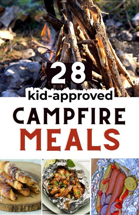 Camping Recipes Dinner, Rv Recipes, Easy Campfire Meals, Camping Meals For Kids, Campfire Meals, Campfire Dinners, Camping Food Make Ahead, Camping Meal Planning, Campfire Recipes