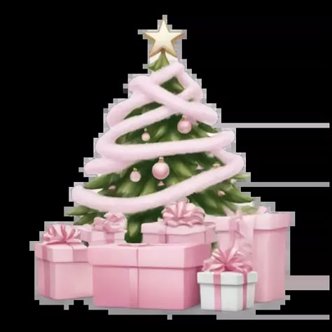 Light pink Christmas gifts under a white Christmas tree emoji | AI Emoji Generator Christmas Tree Emoji, Emoji Pink Aesthetic, Cute Christmas Emojis, Pink Christmas Emoji, Christmas Tree Pink Ornaments, Emojis Christmas, Light Pink Christmas, Christmas Emojis, Tree Emoji