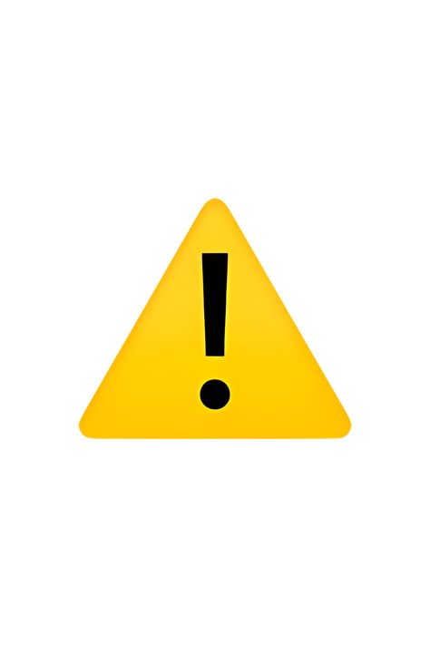 The emoji ⚠️ Warning appears as a yellow triangle with a black border and a black exclamation mark in the center. The triangle is pointing upwards, indicating a warning or caution. The exclamation mark is bold and prominent, drawing attention to the warning message. Silly Emojis, Apple Emojis, Emoji Cat, Yellow Triangle, Ios Emoji, Iphone Emoji, Digital Journaling, Emoji Combinations, Exclamation Mark