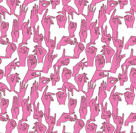 hand language by julia rothman Hand Language, Julia Rothman, Conversational Prints, Louise Bourgeois, Pattern Play, Pretty Patterns, Pattern Illustration, Sign Language, Textile Patterns