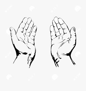 Harvesting The Fruits of Contemplation        : Don't Overlook This Palm Sunday Message Open Hands Tattoo, Turkey Tattoo, Praying Hands Clipart, Praying Hands Drawing, Hand Black And White, Tattoo Clipart, Hand Outline, Black And White Tattoo, Beautiful Pencil Drawings