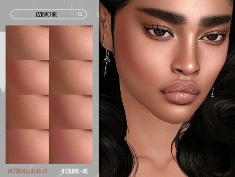 Sims 4 Cc Makeup Bronzer, Sims 4 Bronzer, Sims Resource Makeup, Sims4 Makeup, Sims Face, Nose Highlight, Sims Makeup, Sims 4 Nails, The Sims 4 Skin