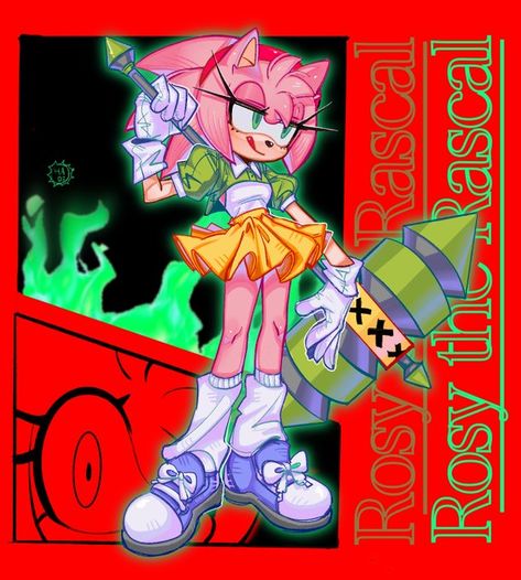 Hadi Sonic Art, Rose The Rascal, Sonic Au Designs, Rosy The Rascal, Sonic R, Game Sonic, Amy The Hedgehog, Sonic And Amy, Blue Hedgehog